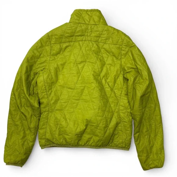 Patagonia Nano Puff Pullover Womens Small Lime Green Quilted Primaloft Jacket - Picture 2 of 14